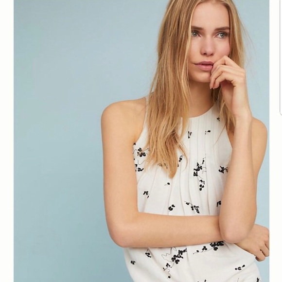 NWT Anthropologie Bruin Embroidered Top - Picture 2 of 5